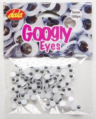 Dala Googly Eyes Basic (5mm)(Pack of 100)