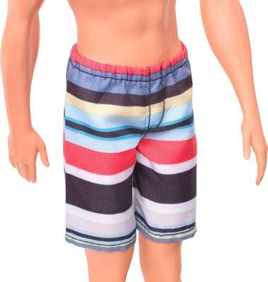 Barbie Ken Beach Doll with Striped Shorts Picture 3