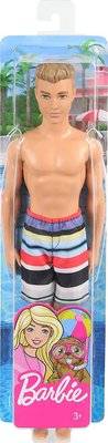 Barbie Ken Beach Doll with Striped Shorts Picture 6