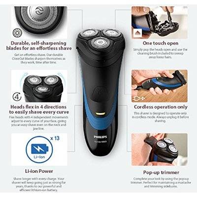 Philips Shaver Series 1000 Dry Electric Shaver