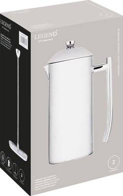Legend Stainless Steel Cafetiere Coffee Maker (4 Cup) (600ml)