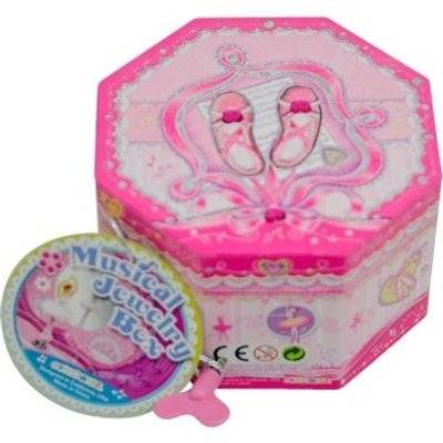 Octangle Shape Musical Jewellery Box (Pink) Picture 3