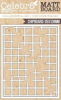 Die Cut Matt Board Midi Grid Edges and Corners