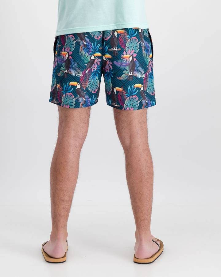 Style Mode Mens Print Board Shorts - Multi (34)
