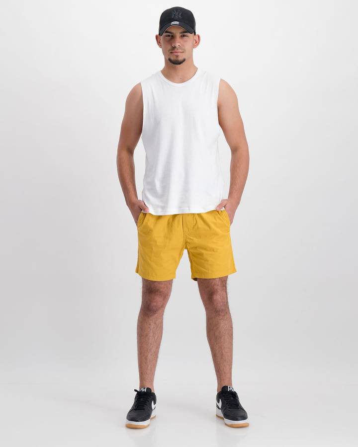 Style Mode Board Shorts - Yellow (M)