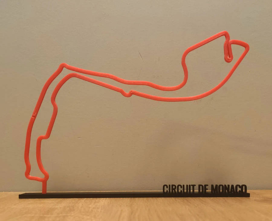 F1 2024 Circuit and Stand 3D Printed