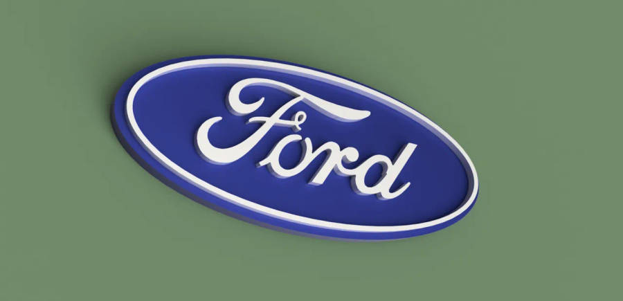 Ford Badge - 3D Printed