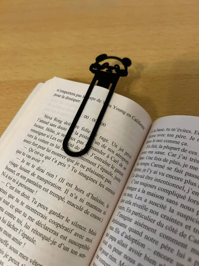 Cute Panda Bookmark - 3D Printed