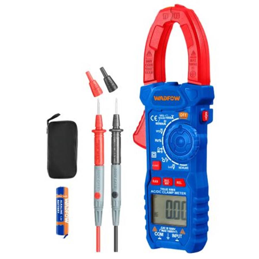 Wadfow - Digital LCD (DC/AC) Clamp Meter - 6000 Counts -WDM65085 - Wadfow - Digital LCD (DC/AC) C...