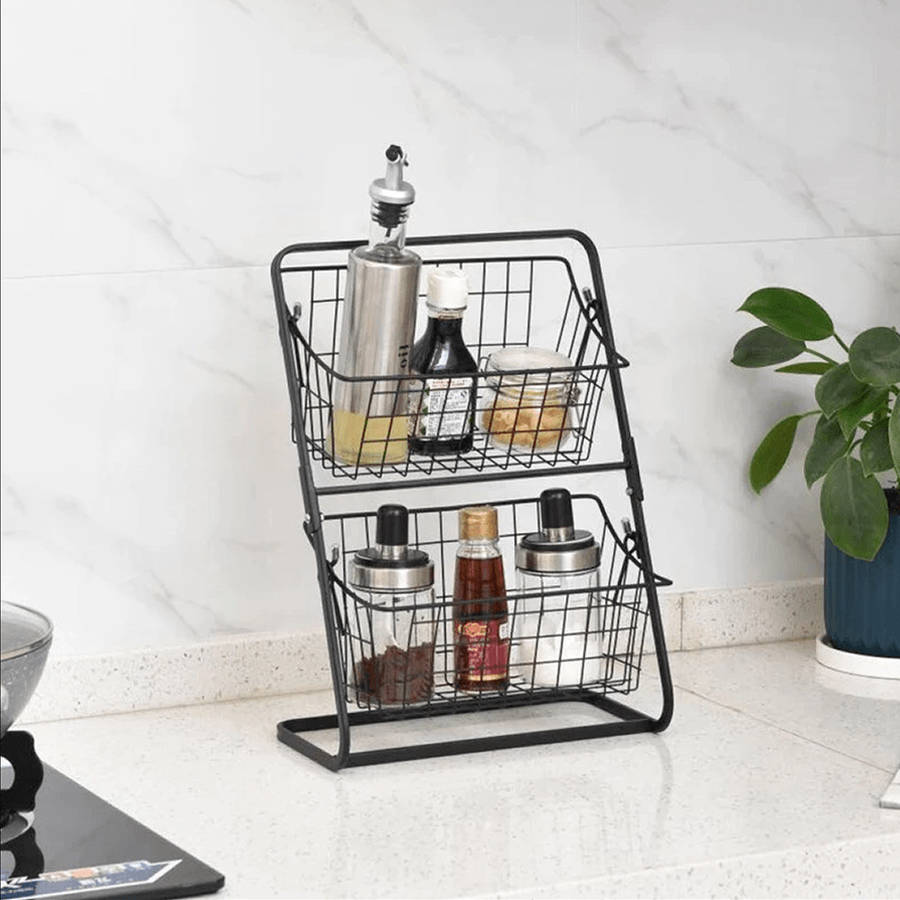 Iron Storage Shelf Rack