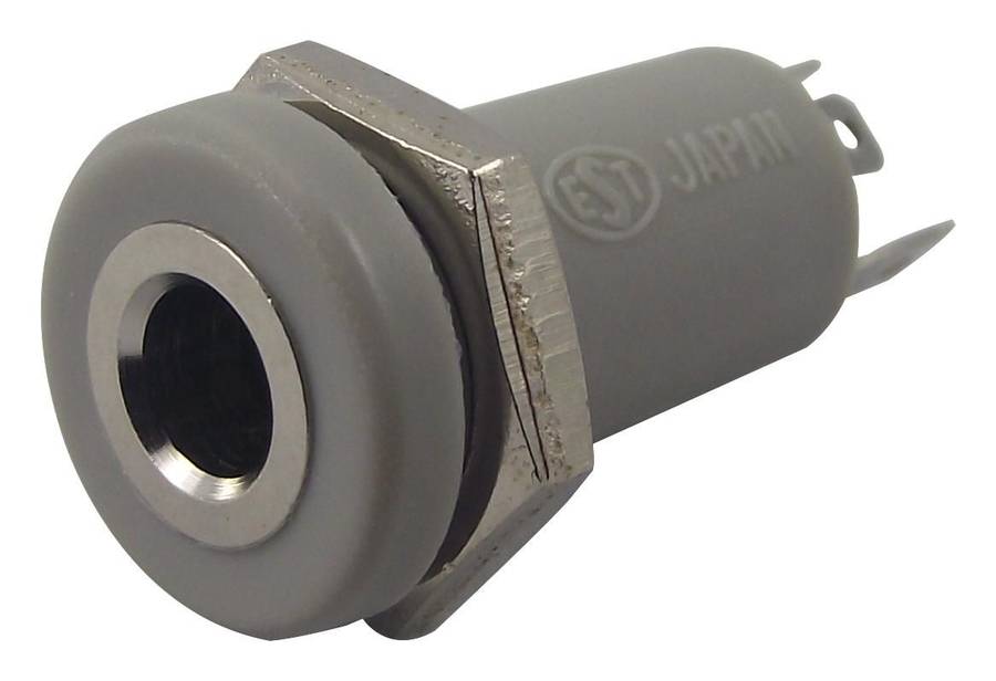 Multicomp Pro (MJ-064H) Phone Audio Connector, Grey, 4 Contacts, Jack