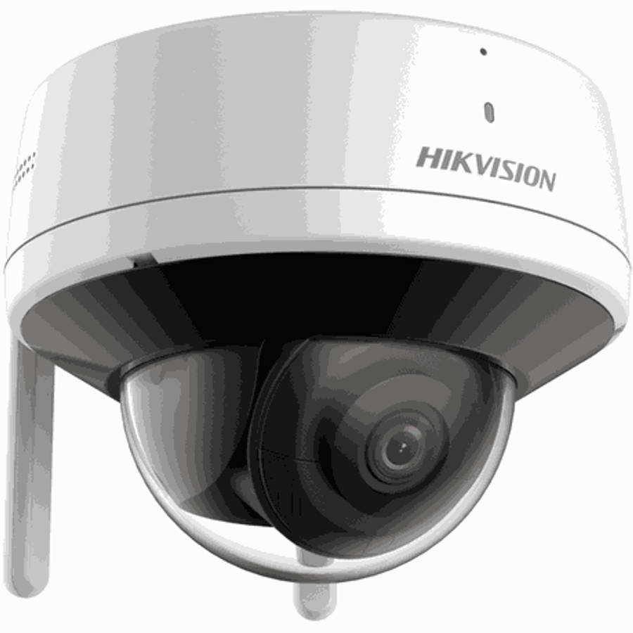 Hikvision Security - Hikvision - 4 MP Outdoor Audio Fixed Dome WiFi Camera - Hikvision Security -...