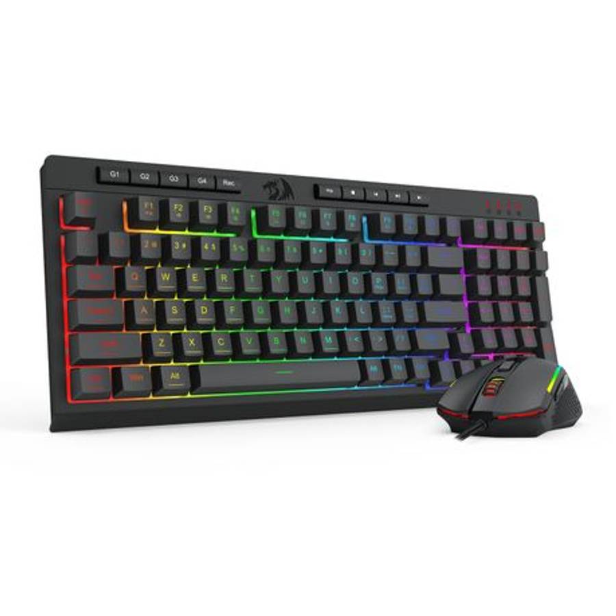 Redragon RYLO 6-Button 90% RGB Gaming Keyboard & Mouse Combo - Black - Redragon RYLO 6-Button 90%...