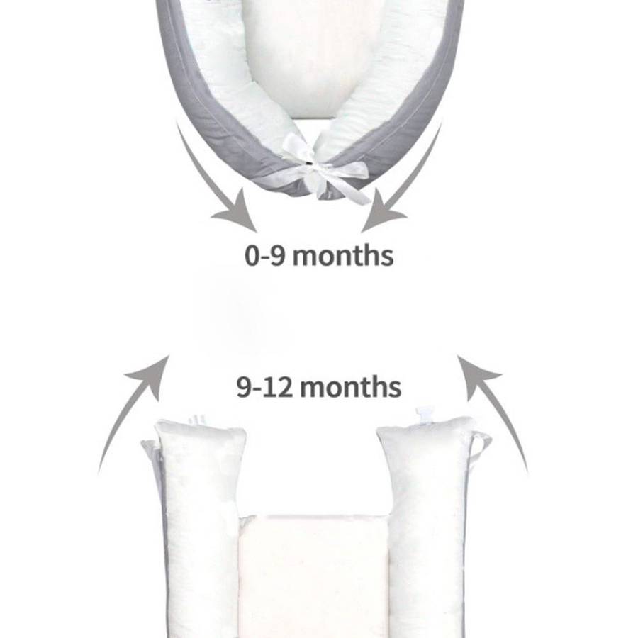 Portable Baby Nest and Co-Sleeper - Blue Stars