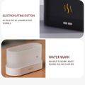 Simulation Flame Light Aromatherapy Diffuser - Black