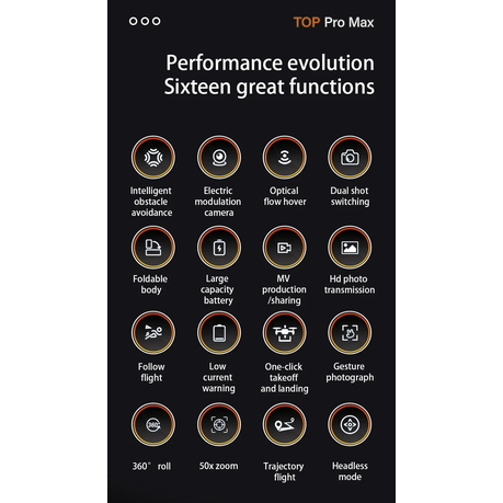 P18 - Triple Camera Quadcopter Drone With GPS HD Aerial Photography - Black