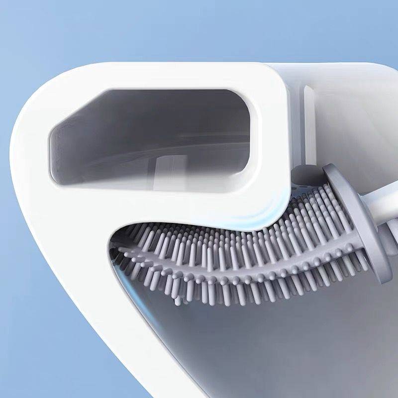 Silicone toilet brush