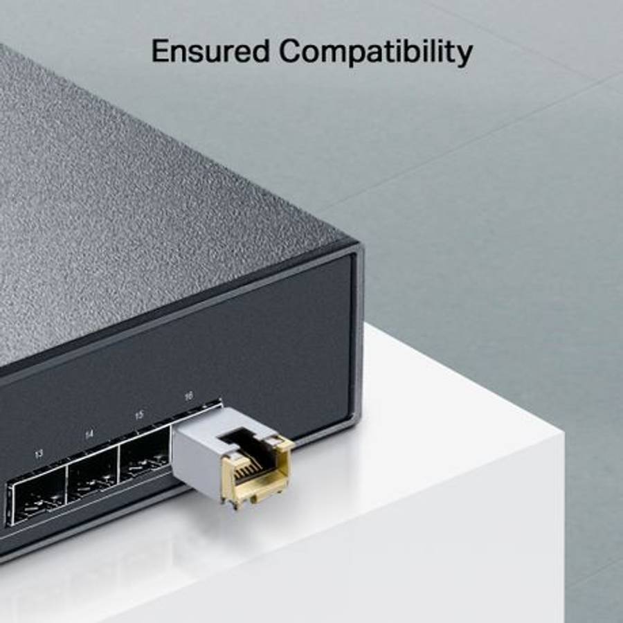 Tp-Link - SM331T 1000Base-T RJ45 SFP Module 100m Cat5e UTP Reach, Low Power - Tp-Link - SM331T 10...