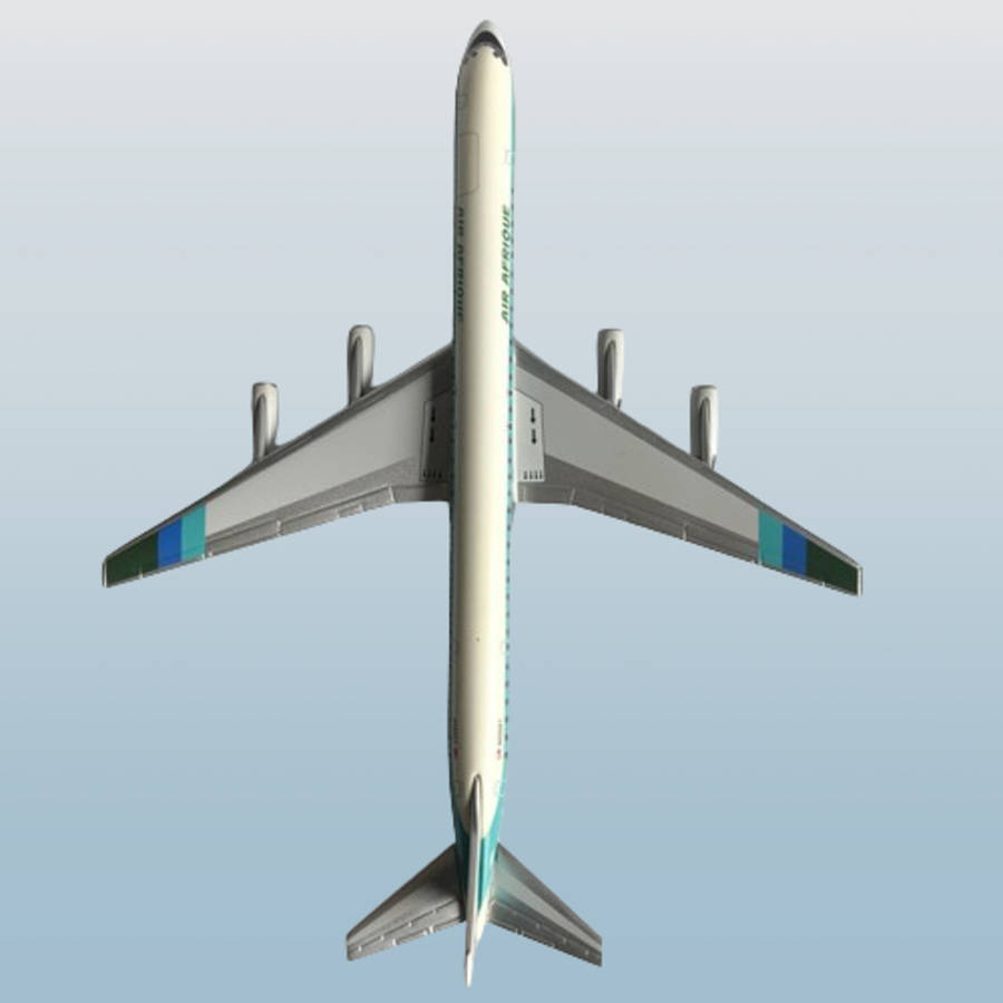 1:400 Scale, Air Afrique, Douglas DC-8, Diecast Display Aircraft Model