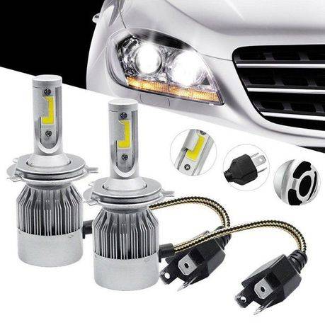Dual Beam C6-H4 Car LED Headlight (3 Pin)