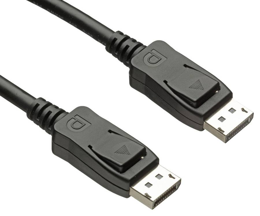 Molex (68783-0078) DisplayPort Plug, DisplayPort Plug, 1 m, Black