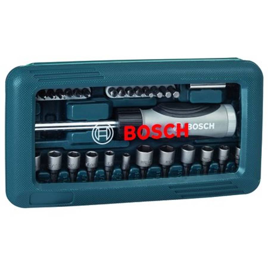 Bosch - Ratchet Socket and Drive Bit Set - 46 Piece - Bosch - Ratchet Socket and Drive Bit Set - ...