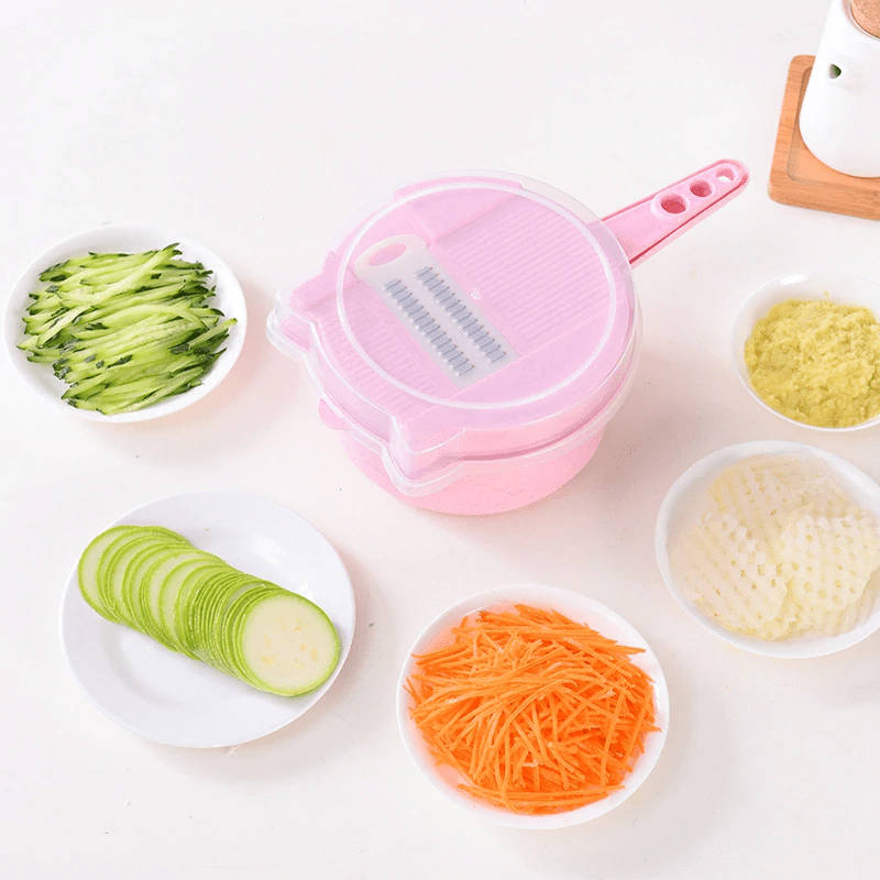 Multifunctional 9 Piece Kitchen Tool Cutter Set
