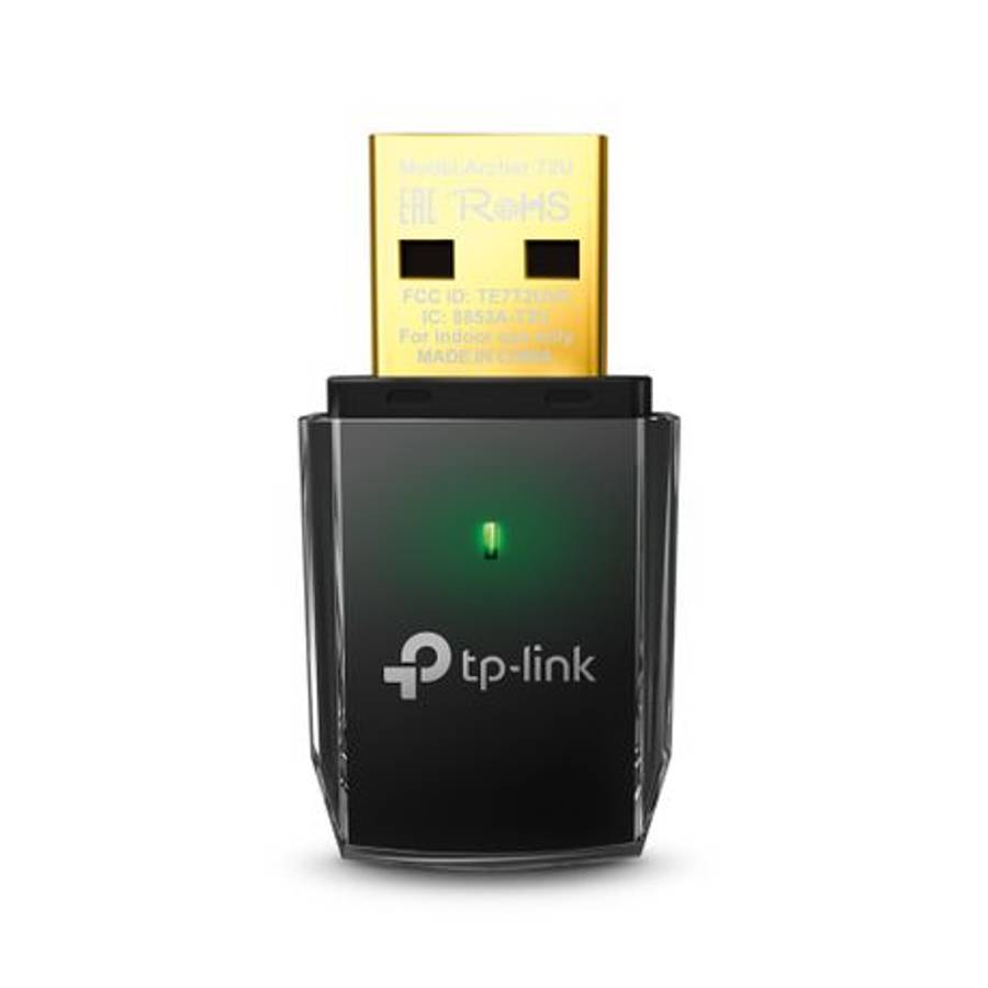 Tp-Link - Archer T2U AC600 Wireless Dual Band USB Adapter - Tp-Link - Archer T2U AC600 Wireless D...