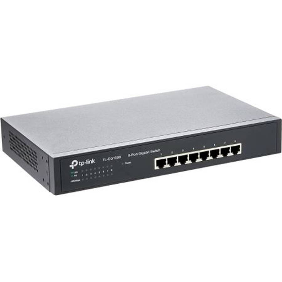 Tp-Link - 8-Port Gigabit Desktop/Rackmount Switch - Tp-Link - 8-Port Gigabit Desktop/Rackmount Sw...