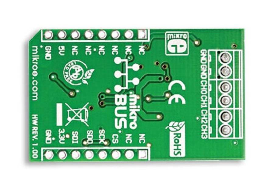 Mikroelektronika (Mikroe-922) Daughter Board, ADC Click Accessory Board
