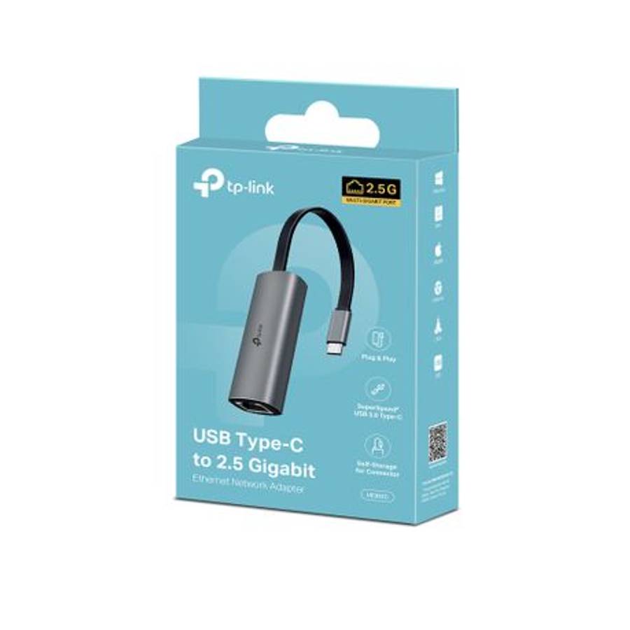Tp-Link - UE302C USB Type-C to 2.5 Gigabit Ethernet Network Adapter - Tp-Link - UE302C USB Type-C...