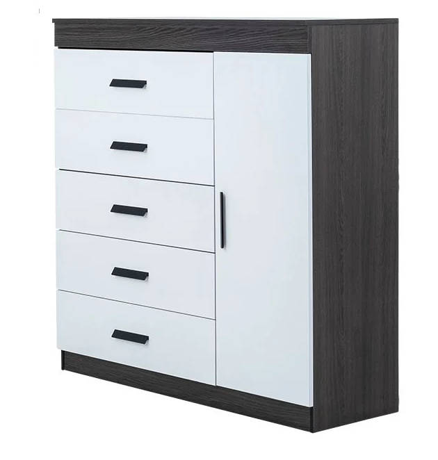 Mini Rome / Chest of drawers 5 Drawers - Brown