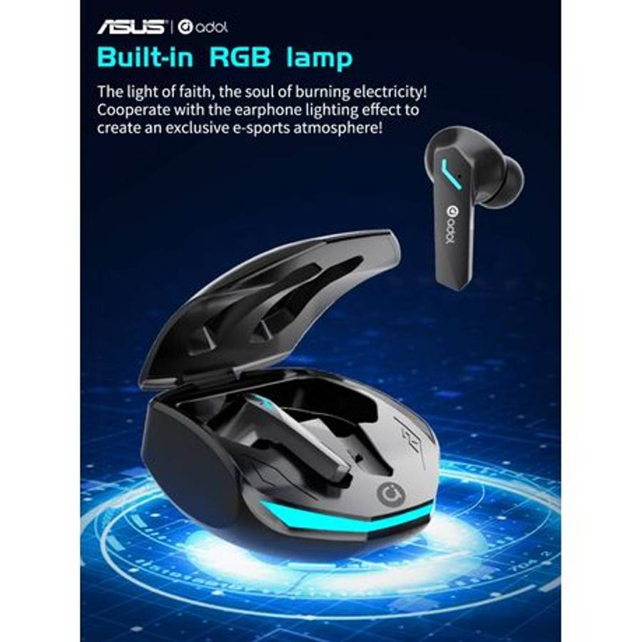 ASUS Adol - Wireless Touch Control Earbuds With Sound Isolation - Black