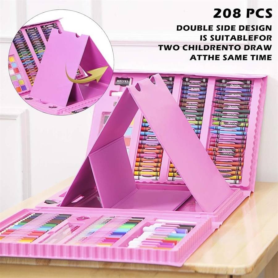Mega 208 Piece Art Set - Pink