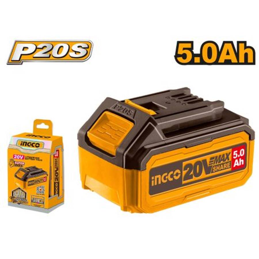 Ingco - 20V Li-Ion 5.0Ah Battery Pack - Ingco - 20V Li-Ion 5.0Ah Battery Pack