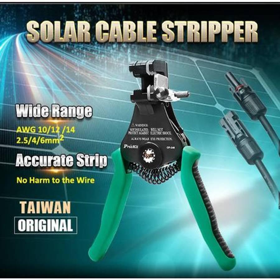 Proskit - PRK PK-2061 Solar MC3 & MC4 Crimping Tool Kit for Efficient Installations - Proskit - P...