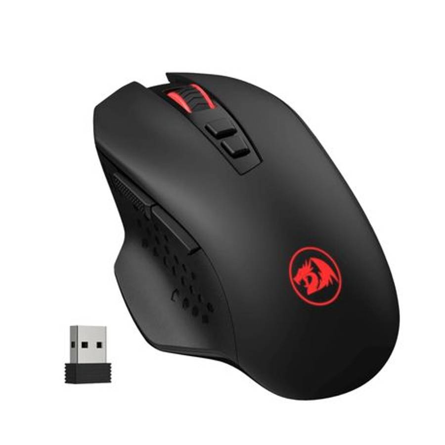 Redragon - Gaming Mouse Gainer 4000DPI 7-Button Wireless Mouse - Black - Redragon - Gaming Mouse ...