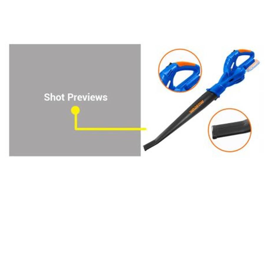Wadfow - Cordless Blower (20V) 2.5 m per min - Tool Only - Wadfow - Cordless Blower (20V) 2.5 m p...