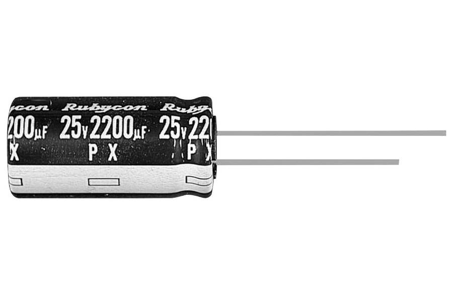 Rubycon (16PX10000MEFC16X31.5) Electrolytic Capacitor Miniature 10000µF 16V