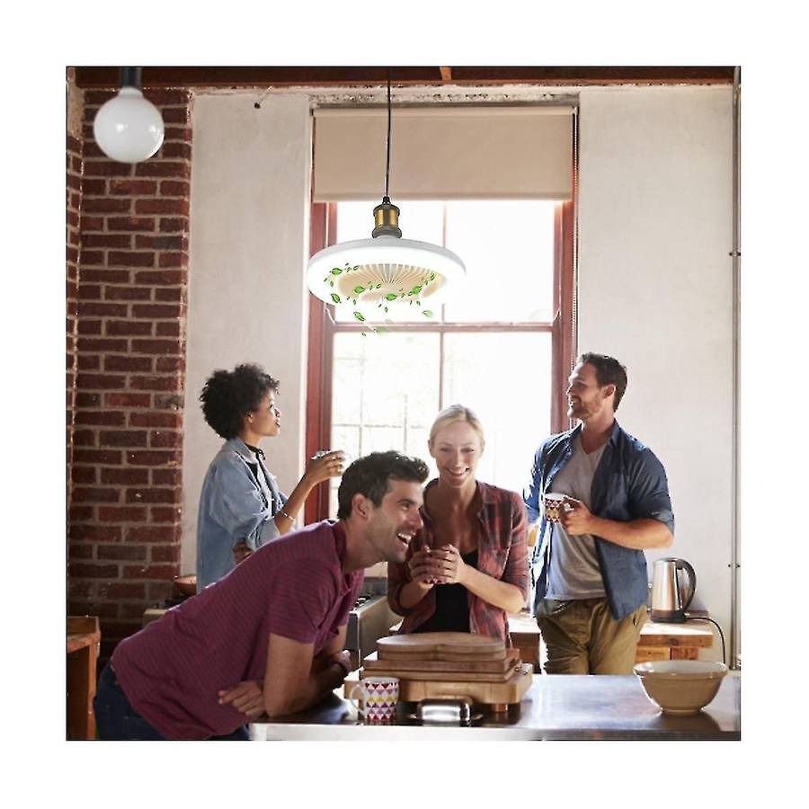 White LED Multifunction Ceiling Fan with Lights