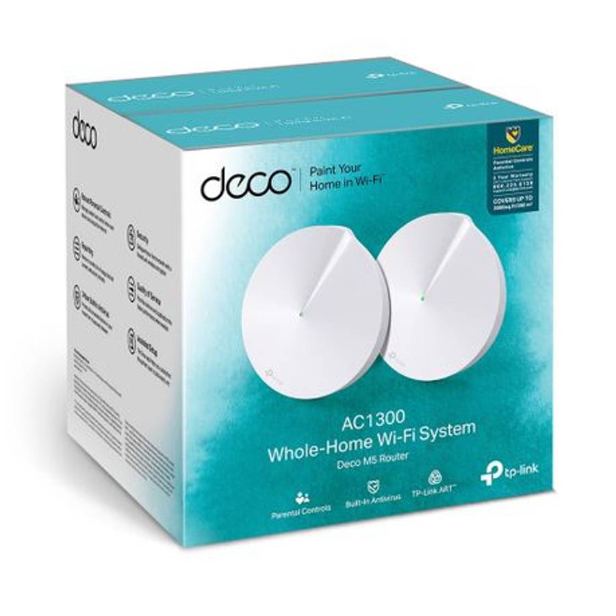 Tp-Link - Deco M5 Whole-Home Wi-Fi System/Mesh Wi-Fi System (2-pack) - Tp-Link - Deco M5 Whole-Ho...