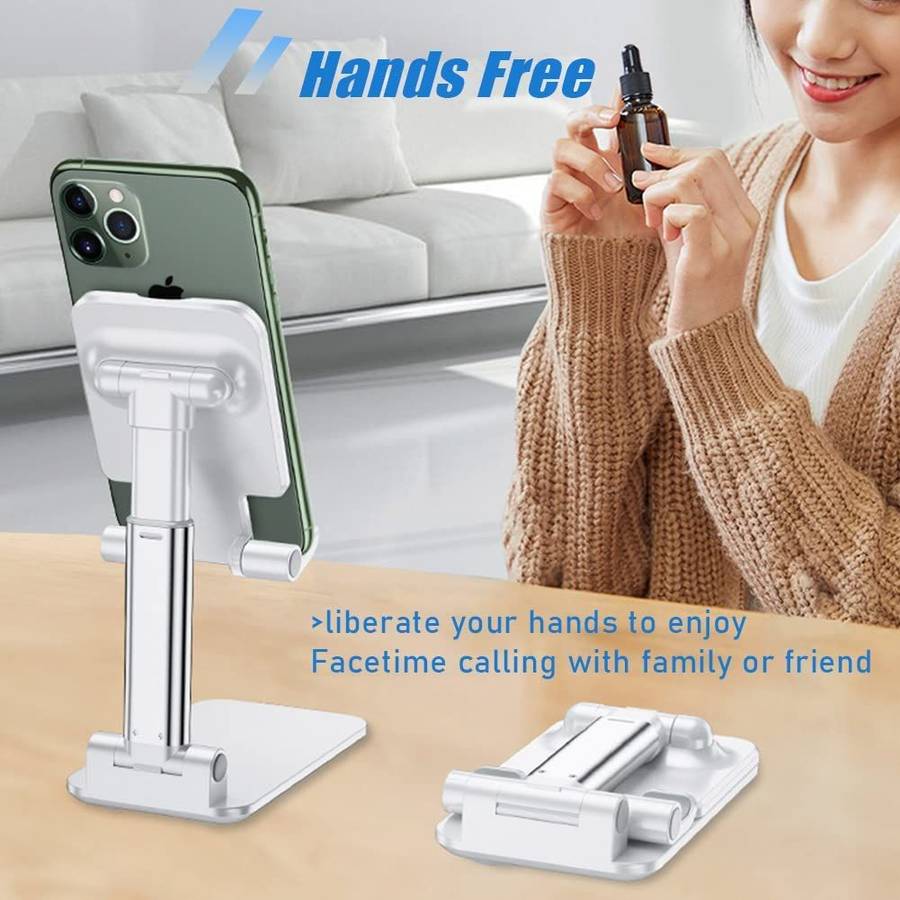 Cell Phone Stand with Angle Height Adjustable & Foldable