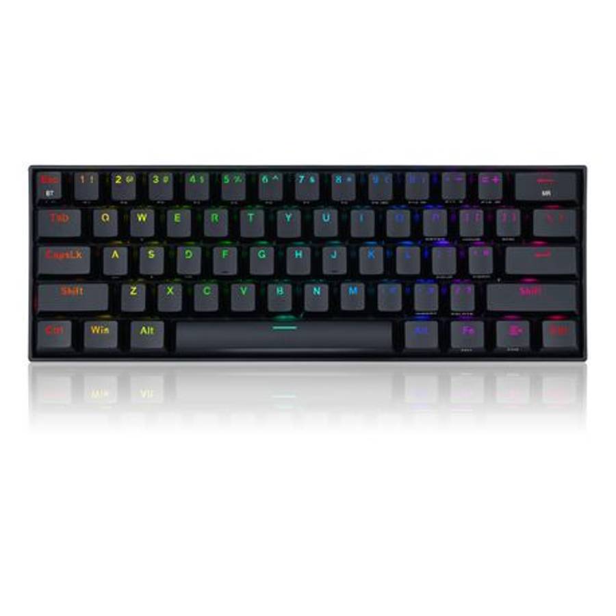 Redragon - Draconic PRO Mechanical 60% Wireless RGB Gaming Keyboard - Black - Redragon - Draconic...