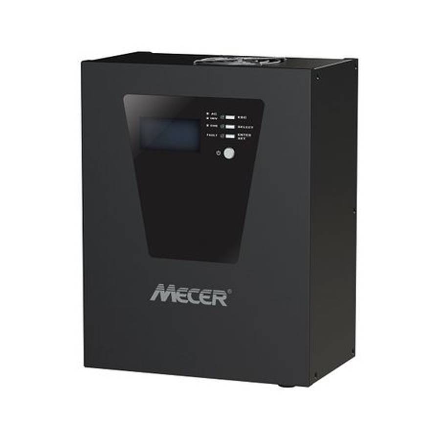 Mecer Energy - Mecer - 2400VA 1800W 24V DC-AC Inverter with LCD Display & MPPT built in - Mecer E...