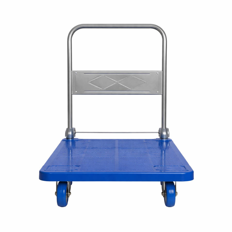100kg Platform Trolley - Heavy Duty, Foldable