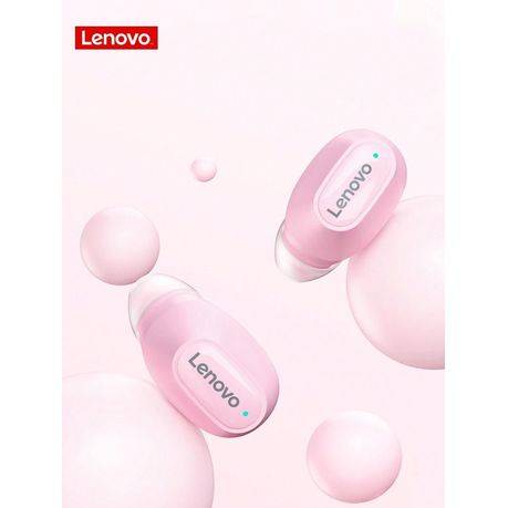 Lenovo - XT62 -Transparent Design Wireless Noise Cancelling Earphones- Pink