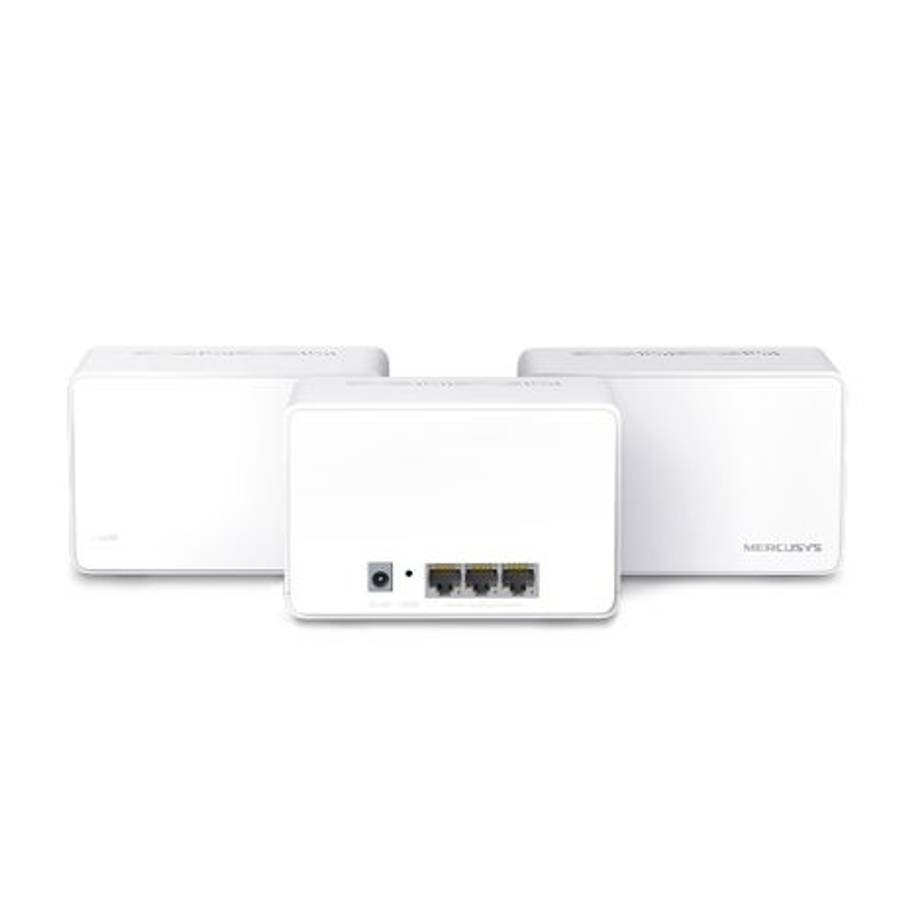Tp-Link - Mercusys - Halo H80X(3-Pack) AX3000 WiFi 6 Mesh System - Tp-Link - Mercusys - Halo H80X...