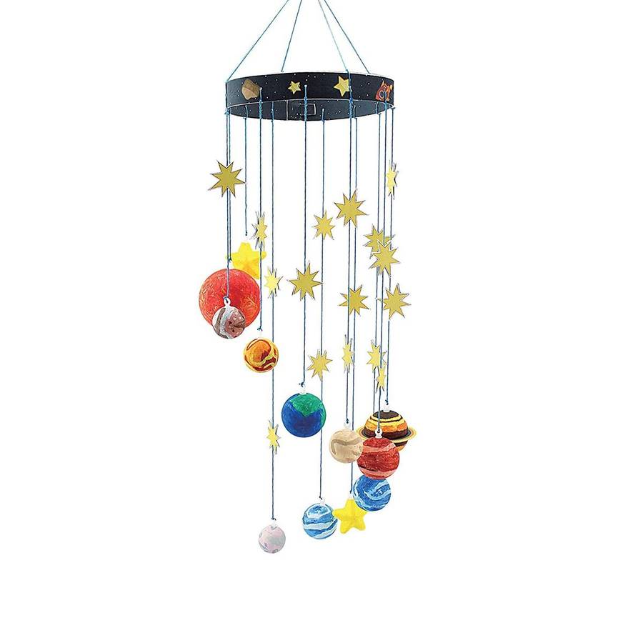 Kids DIY Make Your Own Planetary Solar System Design Decoration Set