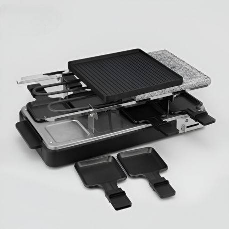 1400W Electric Non-Stick Barbecue Stand With Stone Grill