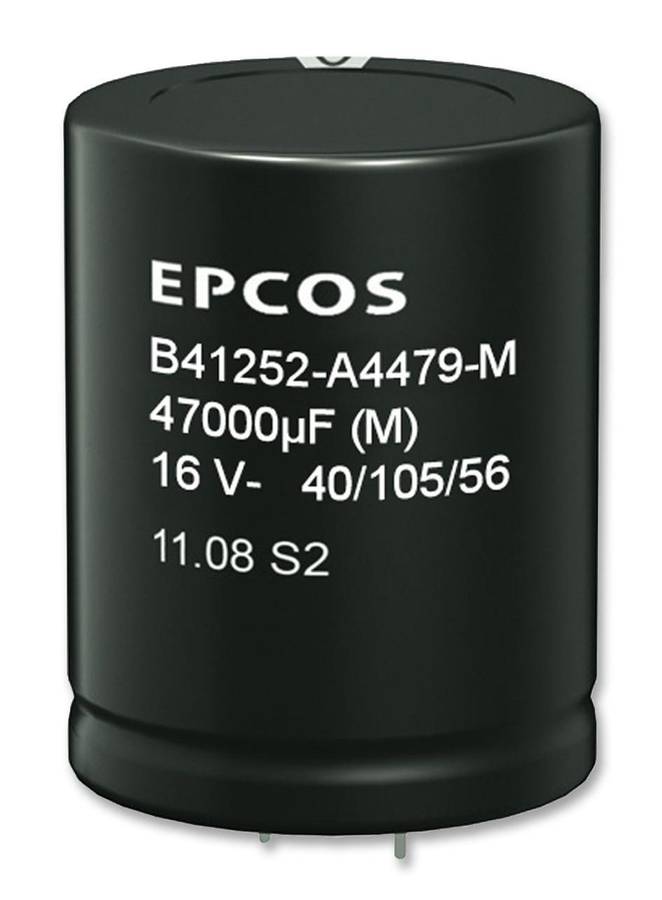 EPCOS (B41252A8109M000) Electrolytic Capacitor, Snap-in, 10000 µF, 63 V